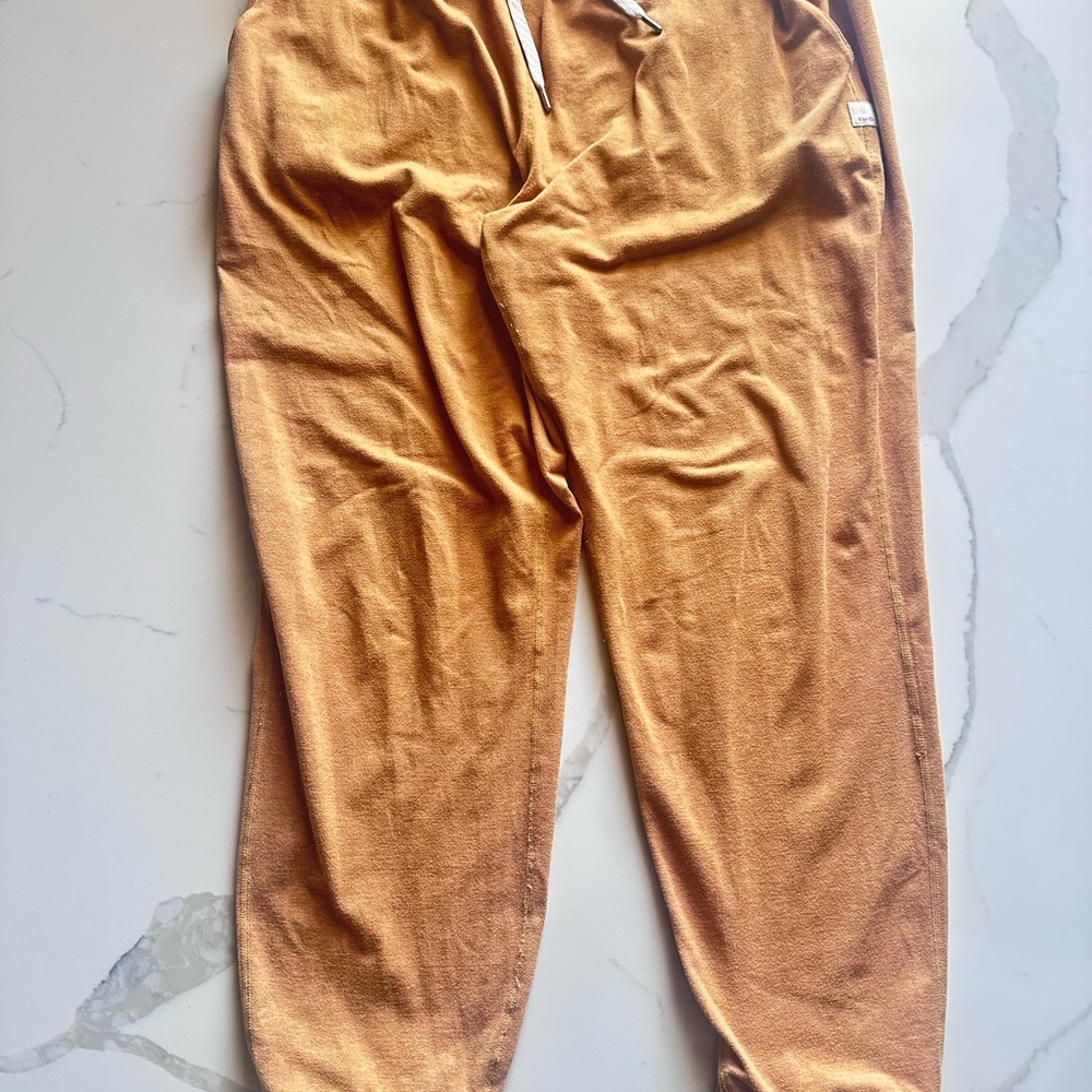 Vuori Mustard/Golden Track Joggers